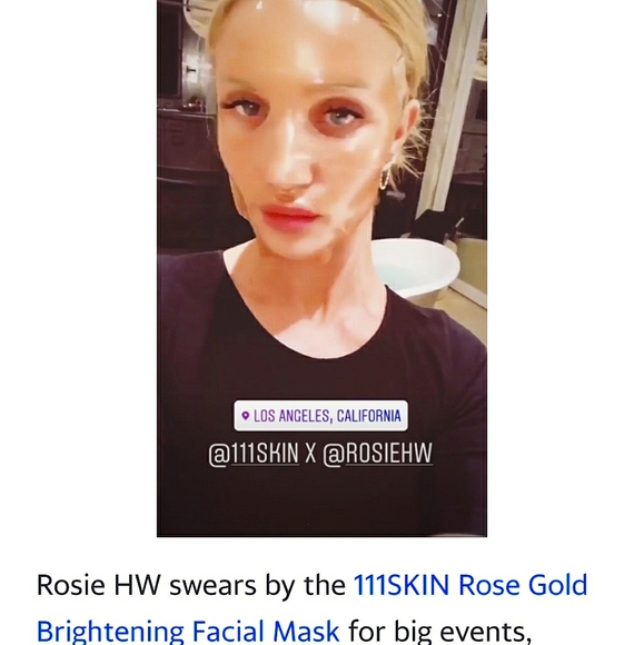 Rose Gold Brightening Facial Treatment Mask 5 pack - Picture 6 of 6